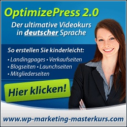 Videokurs OptimizePress 2.0 - Deutsch
